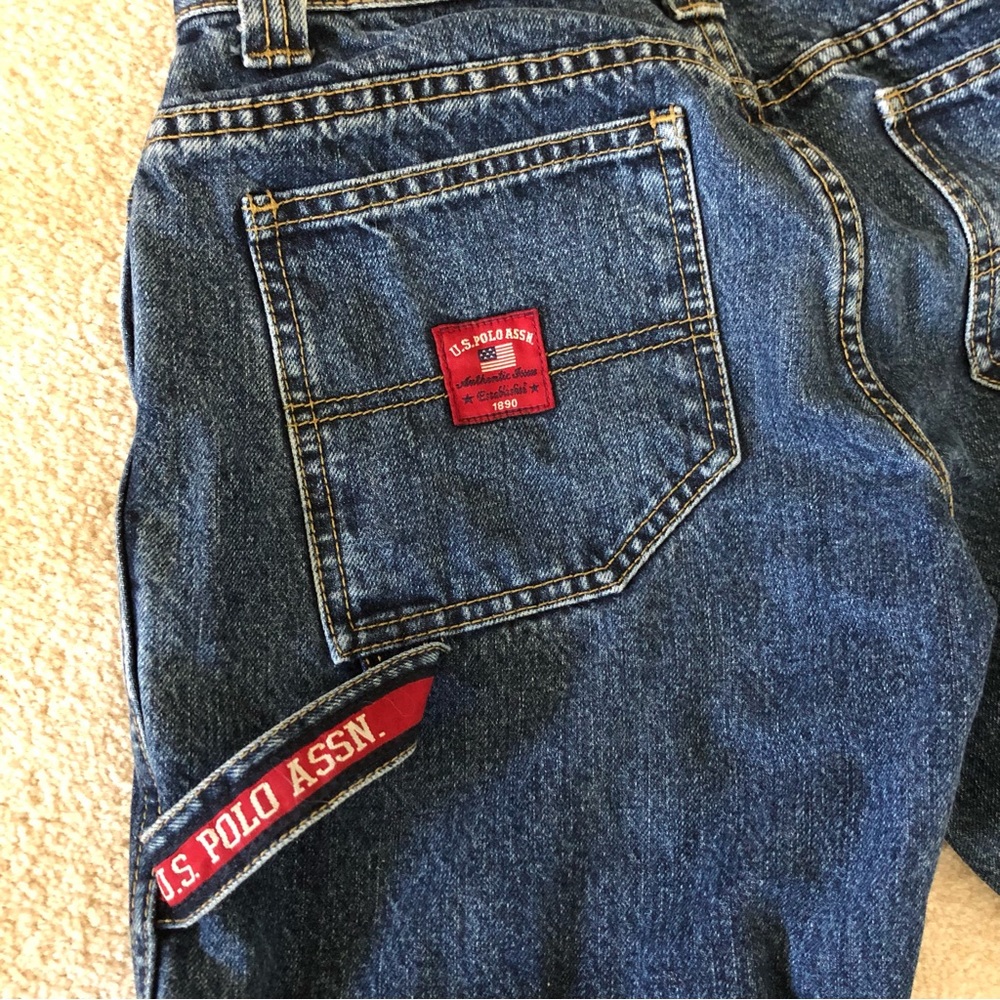 Vintage Carpenter Denim Shorts US size 00 - Picture 3 of 5